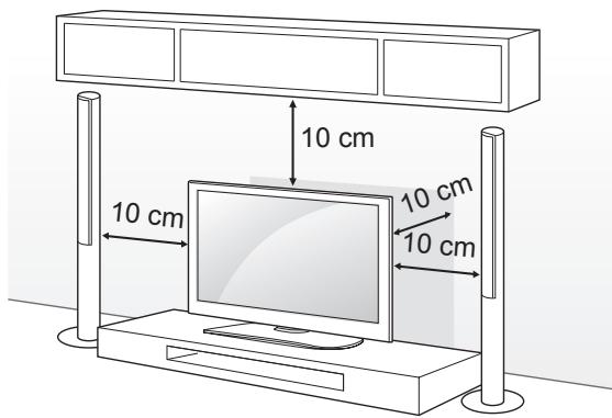 LG 42LN5400 - Op een tafelblad plaatsen - 1