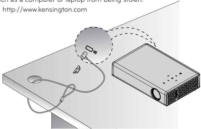LG PB60G - Kensington Security System - 1