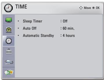 LG PB60G - TIME Settings - 1