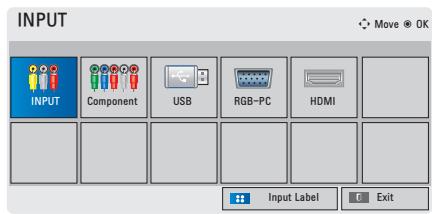 LG PB60G - Using the Input List - 1