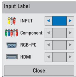 LG PB60G - Adding an Input Label - 1