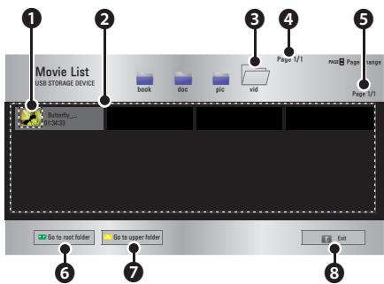 LG PB60G - Browsing Movie List - 1