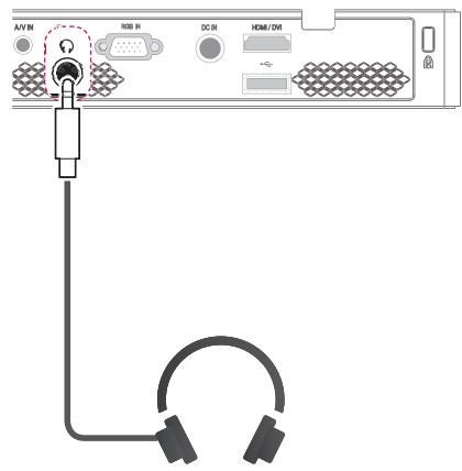 LG PB60G - Connecting to Headphones - 1