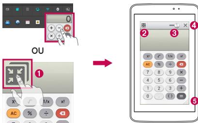 LG GPAD, G PAD 10.1 - QSlide - 1