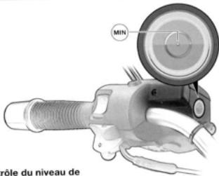 BMW R1150R - Contrôle du niveau de liquide du frein arrière - 3