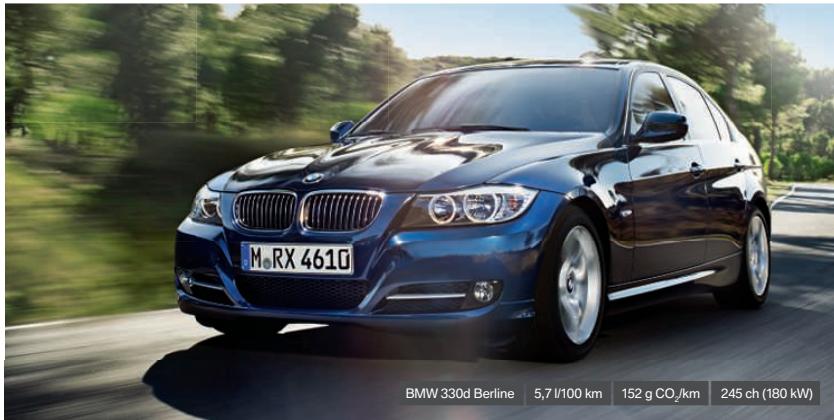 BMW EFFICIENTDYNAMICS - Efficience, dynamisme, diesel-typique pour BMW. - 2