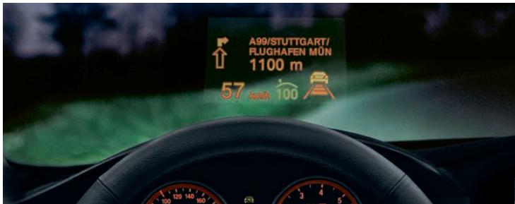 BMW INNOVATION - Votre pare-brise a bien plus à OFFRIR que la VUE de la ROUTE : l'affichage tête HAUTE HUD. - 1