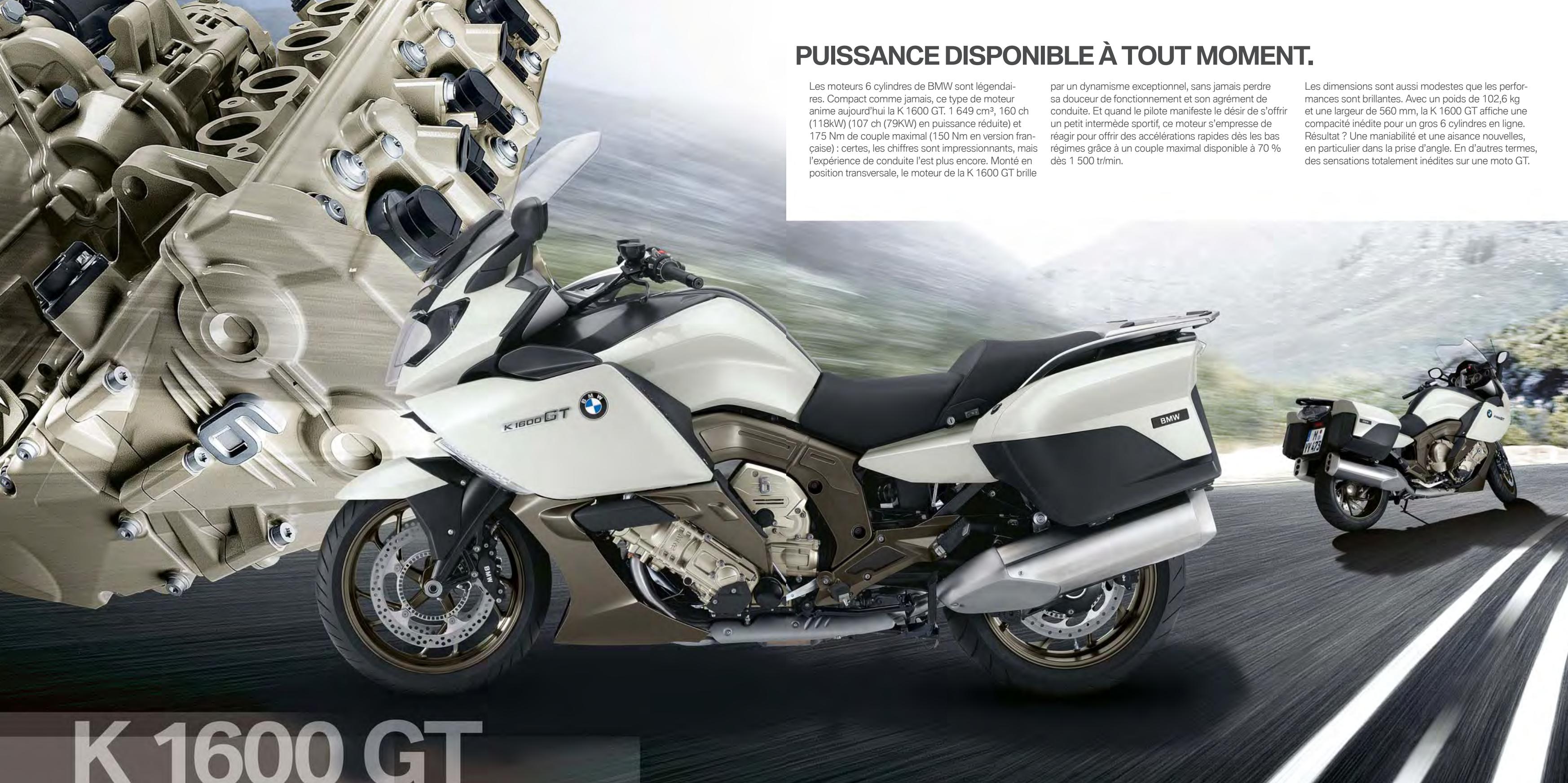 BMW K 1600 GT - PUISSANCE DISPONIBLE À TOUT MOMENT. - 1