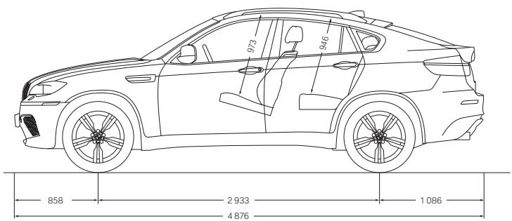 BMW X5 M ET X6 M - Inserts décorats. - 18