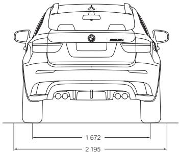 BMW X5 M ET X6 M - Inserts décorats. - 17