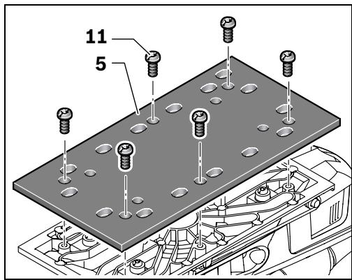 BOSCH PSS 300 AE - Schuurplateau verwisselen - 1