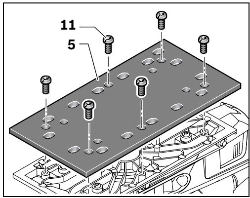 BOSCH PSS 300 AE - Replacing the Sanding Plate - 1