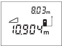 BOSCH DLE-50 PROFESSIONAL - Misurazione indiretta di lunghezze (vedere figura F) - 1