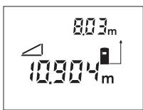 BOSCH DLE-50 PROFESSIONAL - Indirecte lengthemeting (zie afbeelding F) - 1