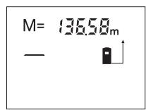 BOSCH DLE-50 PROFESSIONAL - Visualización del contenido de la memoria - 1