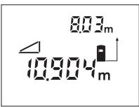 BOSCH DLE-50 PROFESSIONAL - Medicion indirecta de la longitud (ver figura F) - 1