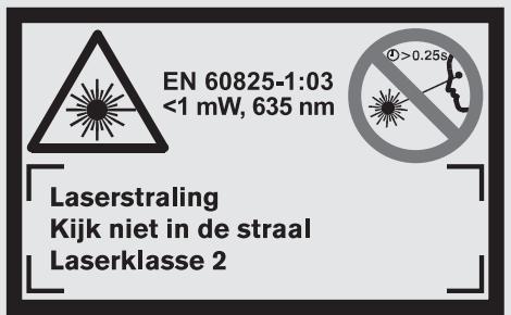 BOSCH DLE-50 PROFESSIONAL - Veiligheidsvoorschriften - 1