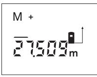 BOSCH DLE-50 PROFESSIONAL - Storing/Adding Measured Values - 1