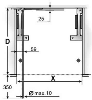 25 D 59 X 350 Ø max.10