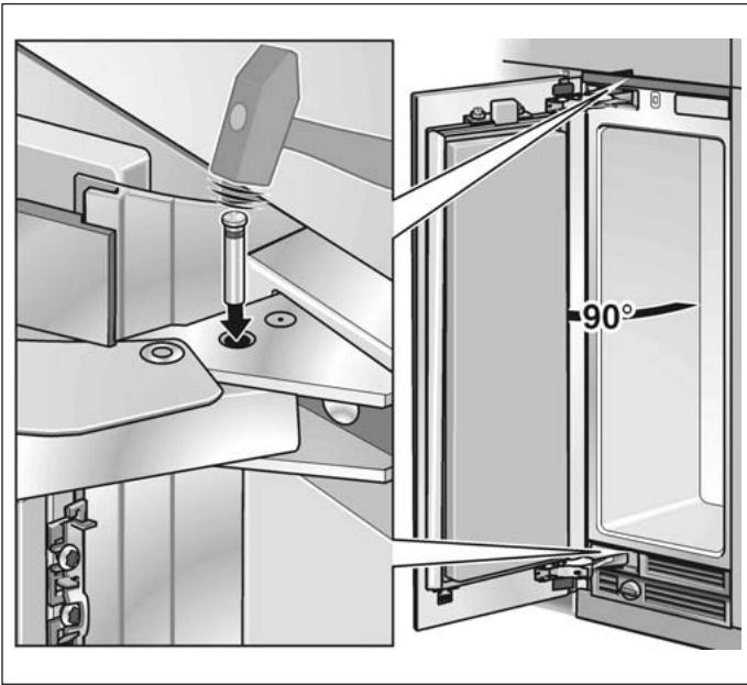 BOSCH FID24P30 - Réglage de l'angle d'ouverture de porte - 1
