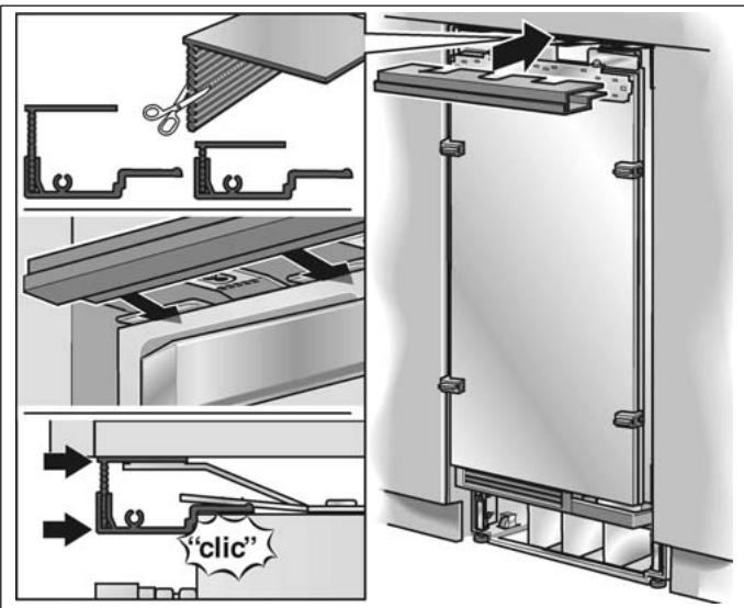 BOSCH FID24P30 - Immobilisation de l'appareil contre le plafond de la cavité - 3