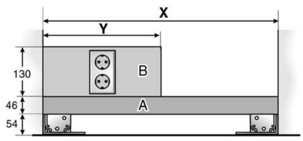 BOSCH FID24P30 - Dimensions de la cavité d'installation - 3