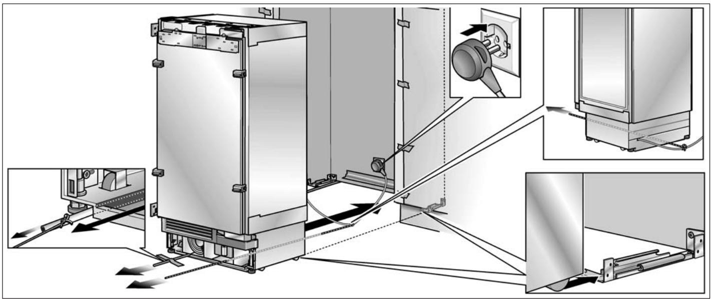 BOSCH FID24P30 - Insertion de l'appareil dans la cavité - 1