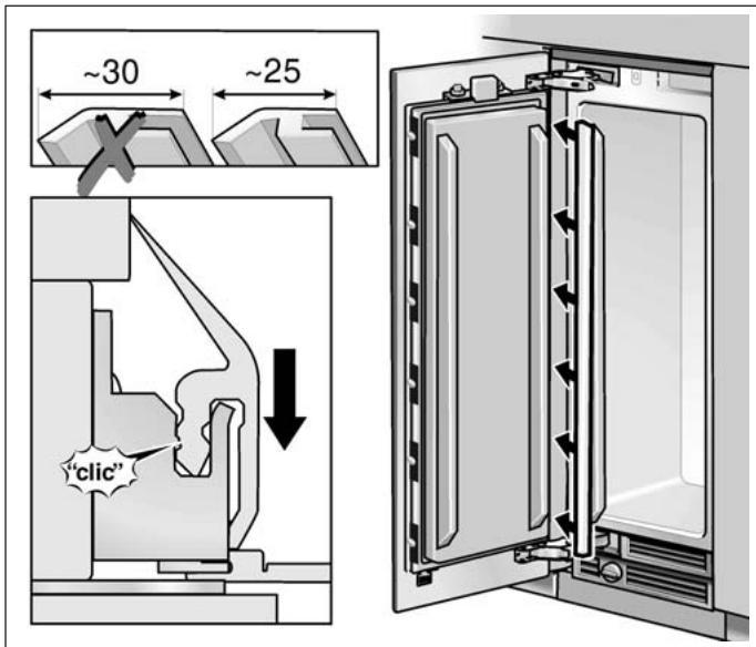BOSCH FID24P30 - Monter le bandeau protège-doigts - 4