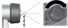 BOSCH PFS 105 E - Fluxo de ar Ajuste - 2