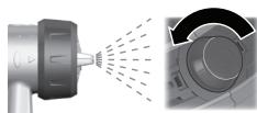 BOSCH PFS 105 E - Wydatek powietrza - 1