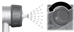 BOSCH PFS 105 E - Regolazione - 1