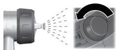 BOSCH PFS 105E - Wydatek powietrza - 1
