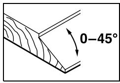 BOSCH PHO 1 - Cepillado de superficies inclinadas con el tope para ángulos - 1