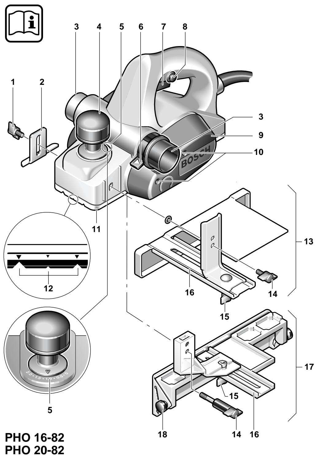 BOSCH PHO 16-82 - 2
