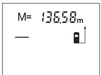 BOSCH PLR 25 - Visualizzazione del valore salvato - 1