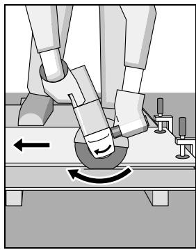 BOSCH PWS 1900 - ▶ For cutting metal, always work with the protection guard for cutting 7. - 1