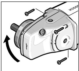 BOSCH PWS 20-230 - Rotating the Machine Head - 1