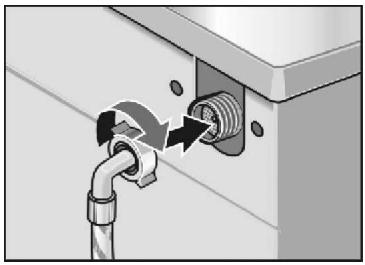 BOSCH WVD24520EU - Branchement de l'eau - 1