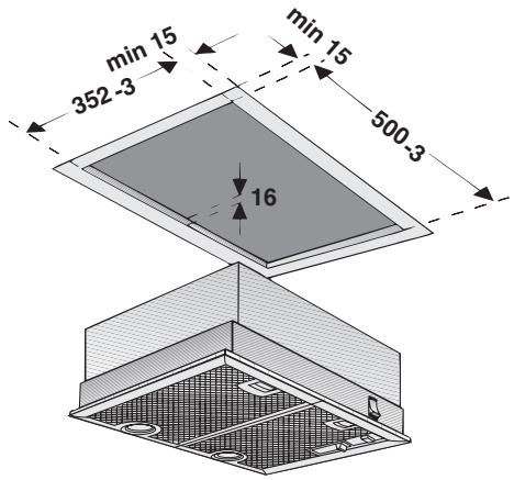 BOSCH DHL545SGB  - INSTALLATION INSTRUCTIONS - Für den Einbau,müssen je nach Variente folgende Ausschnitttevorhanden sein: - 3