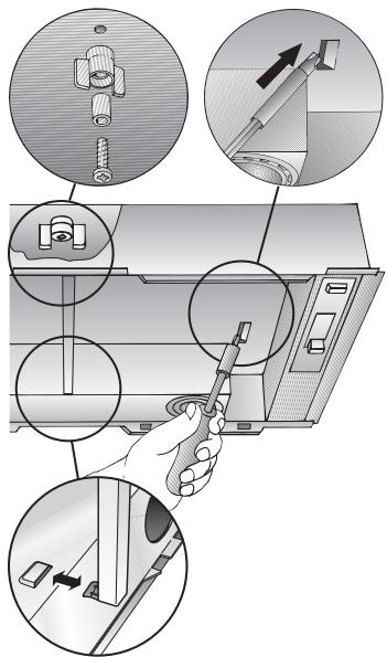 BOSCH DHL545SGB  - INSTALLATION INSTRUCTIONS - Extractor hoods with two filter cartridges: - 1