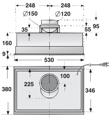 BOSCH DHL545SGB  - INSTALLATION INSTRUCTIONS - Für den Einbau,müssen je nach Variente folgende Ausschnitttevorhanden sein: - 4