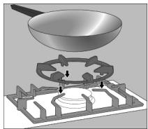 BOSCH PRA326B70E - Grelha suplente para wok - 1
