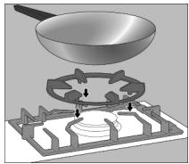 BOSCH PRA326B70E - Additional wok pan support - 1