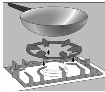 BOSCH PRA326B70E - Aanvullend rooster wok - 1