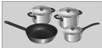 BOSCH PRA326B70E - Recipients apropriados - 1
