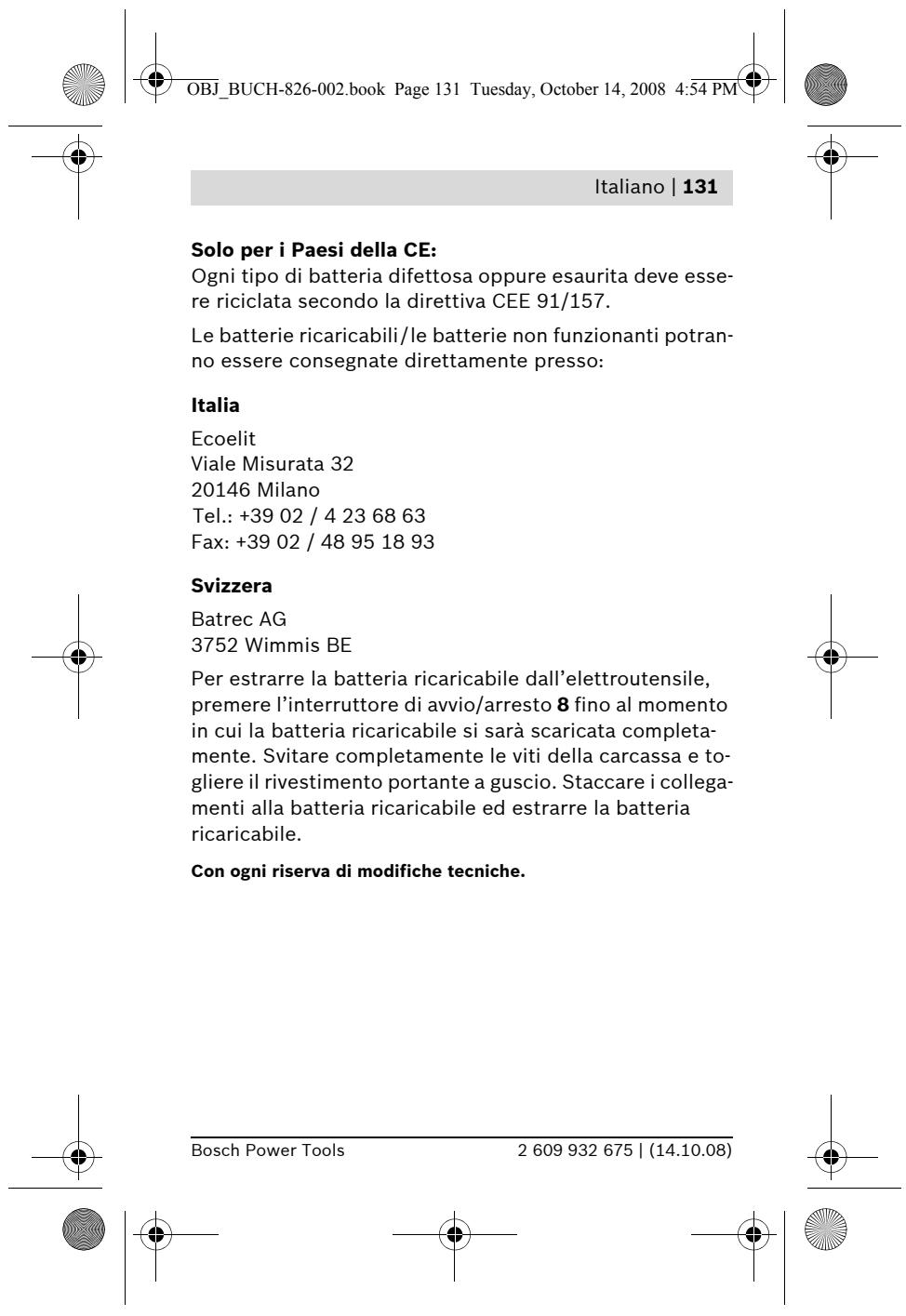 BOSCH IXO - ATTENZIONE - 17