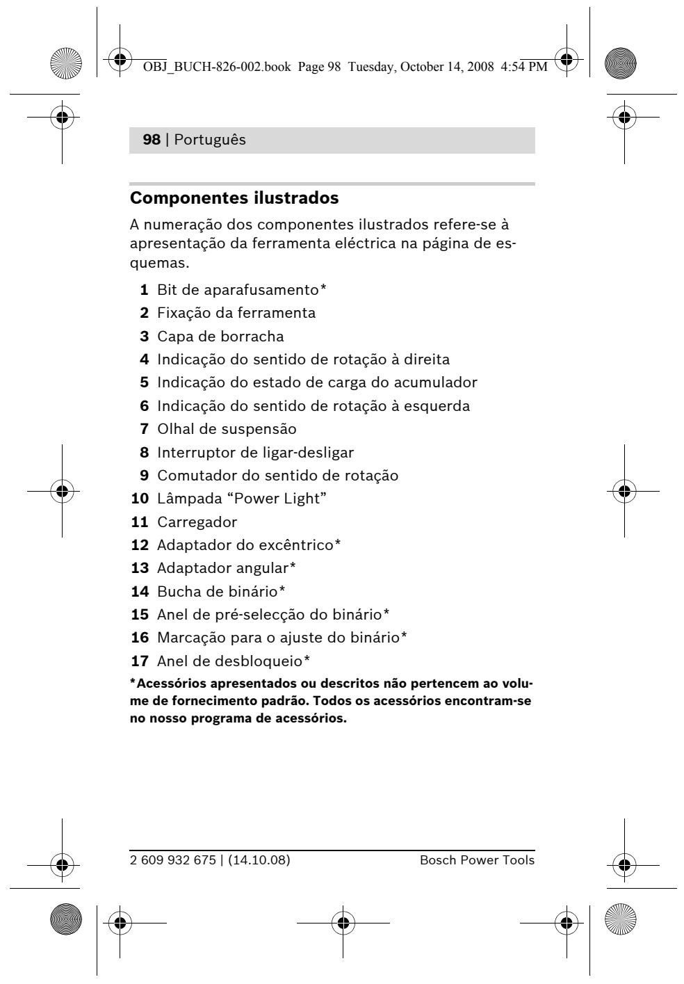 BOSCH IXO - Utilização conforme as dispositions - 10