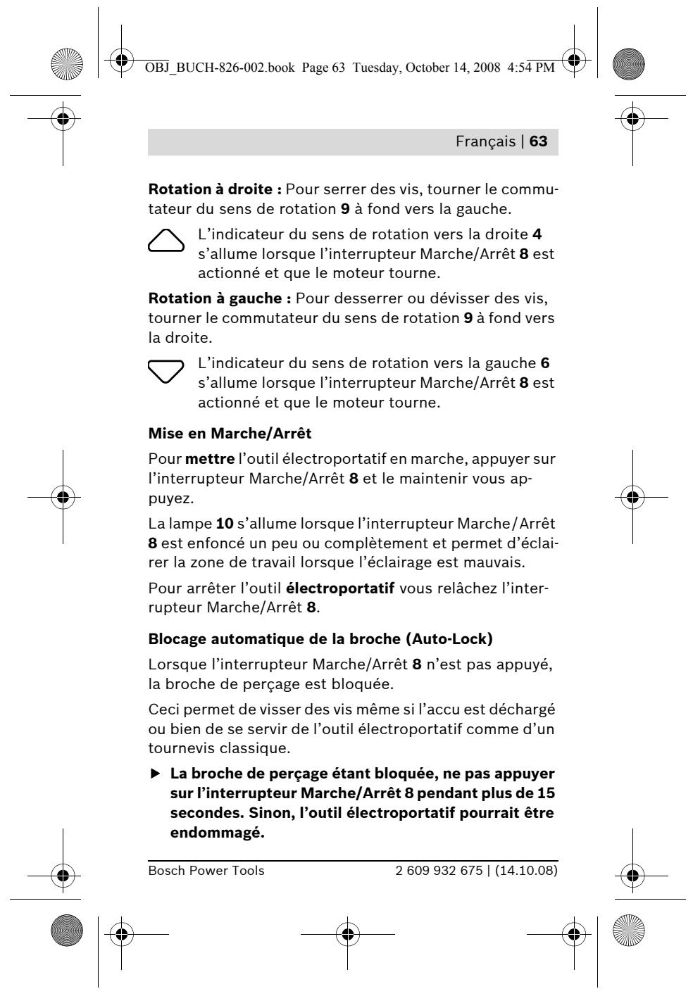 BOSCH IXO - Charger l'accu (voir figure A) - 14