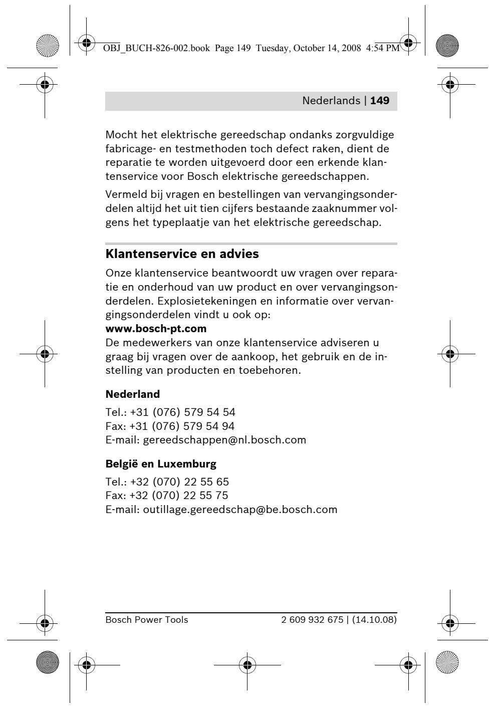 BOSCH IXO - Onderhoud en reiniging - 10