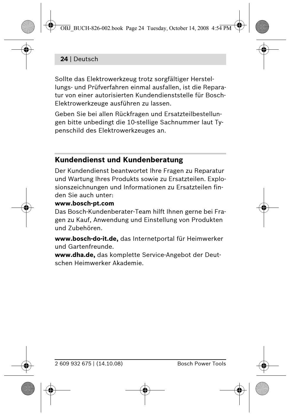 BOSCH IXO - Abgebildete Komponenten - 16